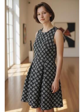 h&m airy cotton dress Women's White/floral Long Cotton Dress